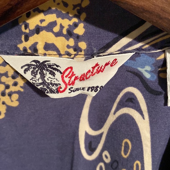 Hawaiian 🌺 shirt by STRUCTURE Since 1989 - Picture 2 of 7